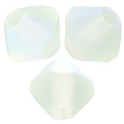 Perles toupies Preciosa - Rondelle Bead 4 mm - Chrysolite AB Matt x30