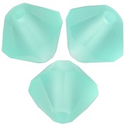 Perles toupies Preciosa - Rondelle Bead 4 mm - Caribbean Sea Matt x30