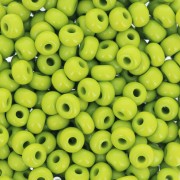 Perles rocailles Preciosa 6/0 4 mm - Opaque Olivine x20g