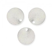 Sequins lisses  8 mm argenté x10|raw }}