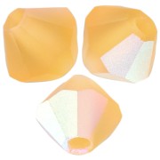 Perles toupies Preciosa - Rondelle Bead 4 mm - Topaz AB Matt x30