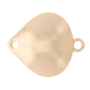 Intercalaire goutte 20x17 mm - Doré x1