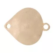 Intercalaire goutte 20x17 mm - Doré vintage x1