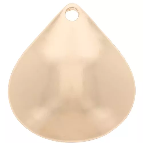 Pendentif goutte 21x19 mm - Doré x1