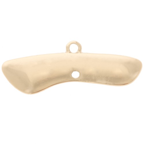 Pendentif chandelier design 30x10 mm 4 anneaux - Doré x1