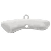 Pendentif chandelier design 30x10 mm 4 anneaux - Argenté x1|raw }}