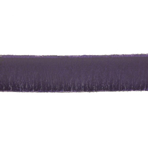 Lacet cuir 10 mm Violet x30cm