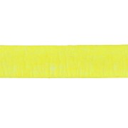 Lacet cuir 10 mm Jaune Fluo x30cm|raw }}