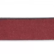 Lacet cuir vieilli 10 mm Rouge x30cm