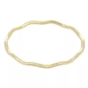 Bague fine wavy - Taille 57 - Gold filled (or laminé) x1