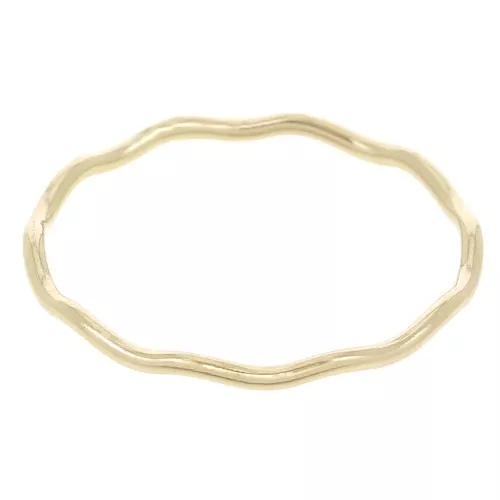 Bague fine wavy - Taille 57 - Gold filled (or laminé) x1