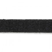 Lacet cuir texturé 5 mm Noir x30cm|raw }}