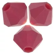 Perles toupies Preciosa - Rondelle Bead 4 mm - Siam Matt x30