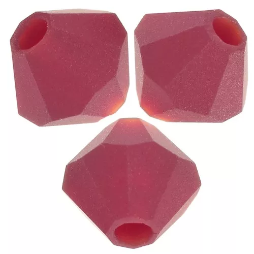 Perles toupies Preciosa - Rondelle Bead 4 mm - Siam Matt x30