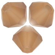 Perles toupies Preciosa - Rondelle Bead 4 mm - Smoked Topaz Matt x30