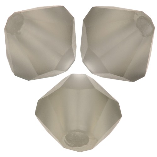 Perles toupies Preciosa - Rondelle Bead 4 mm - Black Diamond Matt x30