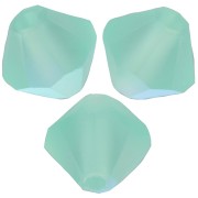 Perles toupies Preciosa - Rondelle Bead 4 mm - Caribbean Sea AB Matt x30|raw }}