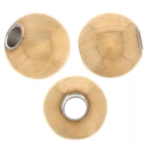Perles rondes 4 mm - Acier inoxydable 316F Doré x100