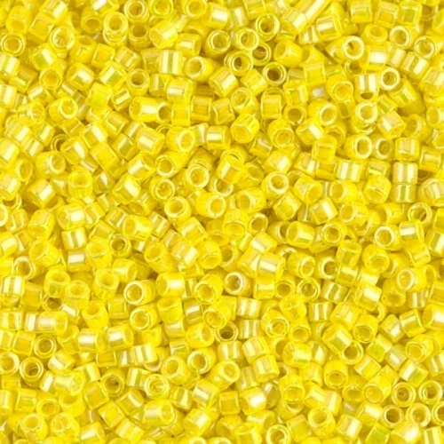 Miyuki Delica 10/0 DBM0160 - Opaque Yellow AB x8g