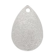 Sequin goutte effet diamanté 13.5x9 mm - Rhodié x1|raw }}