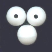 Perles en verre tchèque rondes  4 mm Opaque White  x50|raw }}