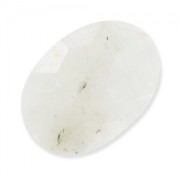 Cabochon ovale facetté 18x13 mm Pierre de Lune x1|raw }}