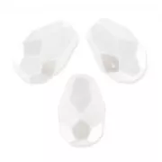 Poires facettées 7x5 mm White Pearl x25