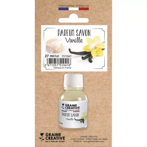 Parfum pour bombe de bain - savon - Senteur Vanille x27ml