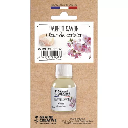 Parfum pour bombe de bain - savon - Senteur Fleur de cerisier x27ml