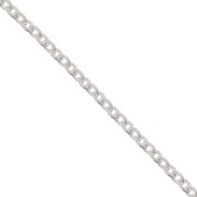 Chaîne maille Forçat 2.3 mm - Argent 925 x1m