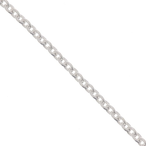 Chaîne maille Forçat 2.3 mm - Argent 925 x1m