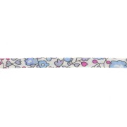 Cordon en tissu Liberty - Eloise - Baltique x1m