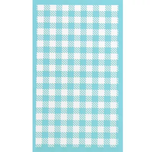 Silk Screen pour Pâte polymère 80x140 mm - Motif Vichy x1