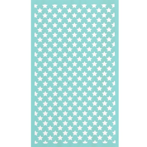 Silk Screen pour Pâte polymère 80x140 mm - Motif étoiles x1