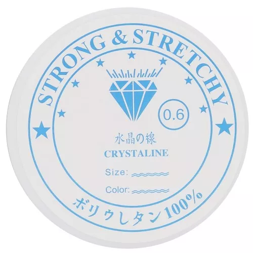 Fil élastique 0.60 mm - Transparent x10.5m