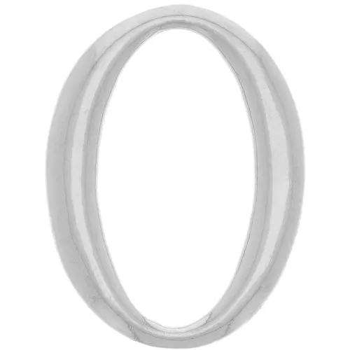 Intercalaire maillon ovale évidé 20x15 mm - Rhodié x1