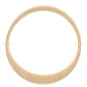 Pendentif cercle design évidé 41 mm - Doré vintage x1|raw }}