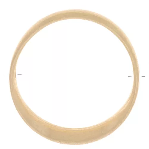 Pendentif cercle design évidé 41 mm - Doré vintage x1