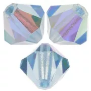 Perles toupies Preciosa - Rondelle Bead 5 mm - Aquamarine AB x12