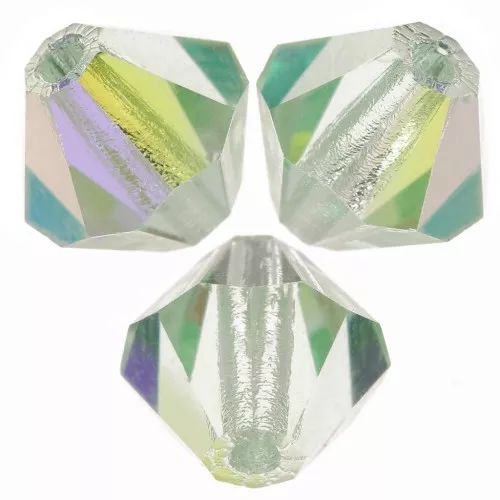 Perles toupies Preciosa - Rondelle Bead 5 mm - Chrysolite AB x12