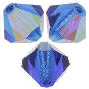 Perles toupies Preciosa - Rondelle Bead 5 mm - Capri Blue AB x12|raw }}