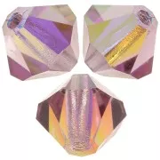Perles toupies Preciosa - Rondelle Bead 5 mm - Light Amethyst AB x12