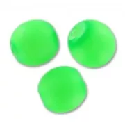 Perles en verre tchèque rondes  4 mm Neon Green Mat x50