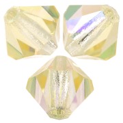 Perles toupies Preciosa - Rondelle Bead 6 mm - Jonquil AB x12