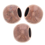 Perles rondes aplaties 5x4 mm - Cuivré vieilli x20|raw }}