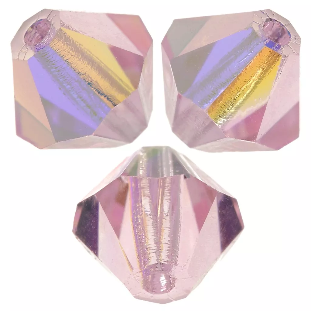 Perles rondes en résine acrylique - Le Ciel Pearls Miyuki 6 mm - Purple