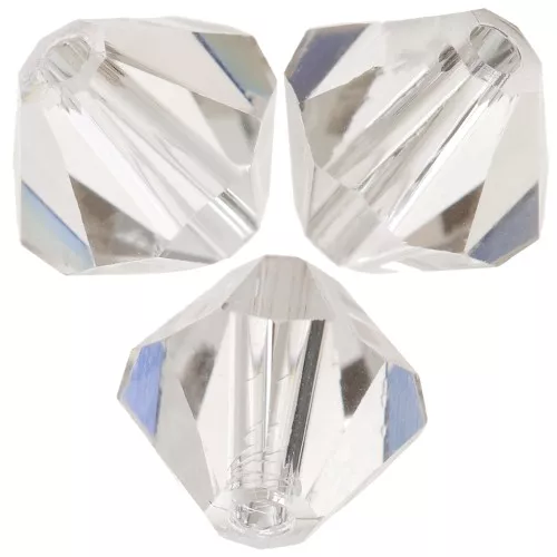 Perles toupies Preciosa - Rondelle Bead 6 mm - Crystal Velvet x12
