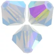 Perles toupies Preciosa - Rondelle Bead 6 mm - Light Sapphire Opal AB x12