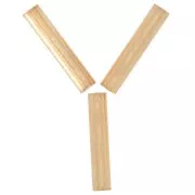 Tubes droits 10x1.9 mm - Doré à l'or fin x10