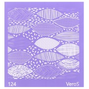 Silk Screen VeroS pour pâte polymère 90x90 mm - Motif multi-feuilles n°124 x1|raw }}